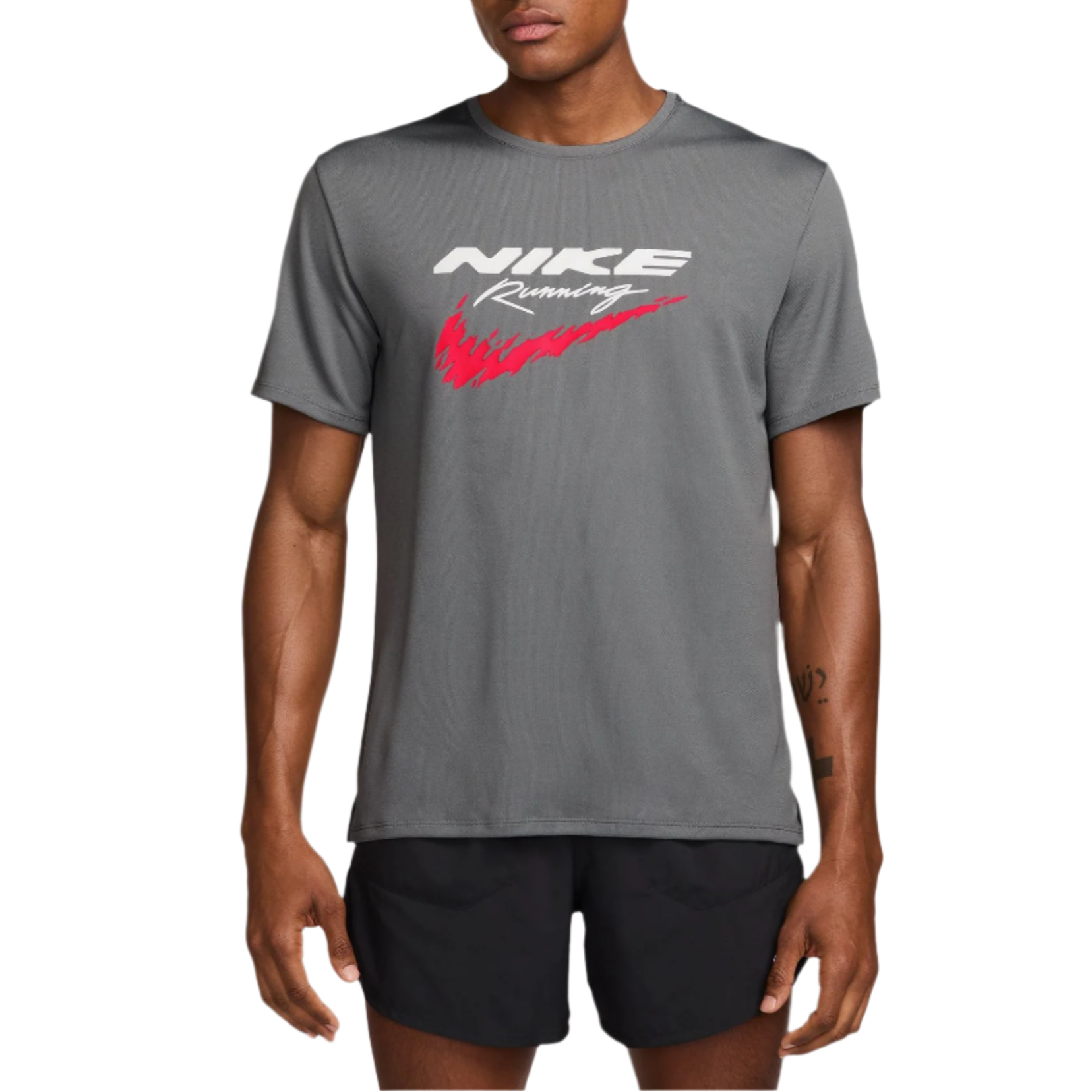 Nike Mens UV Run Energy Miller Short Sleeve T-Shirt