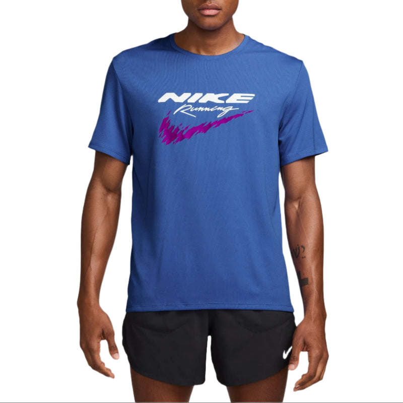 Nike Mens UV Run Energy Miller Short Sleeve T-Shirt