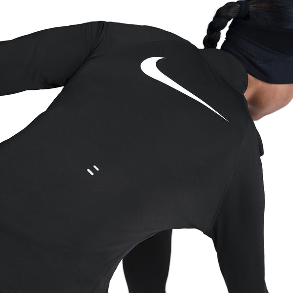 Nike Womens Tempo Swoosh Run Dri-FIT 1/4-Zip Running Top