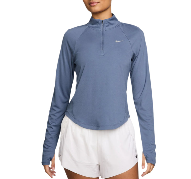 Nike Womens Tempo Swoosh Run Dri-FIT 1/4-Zip Running Top
