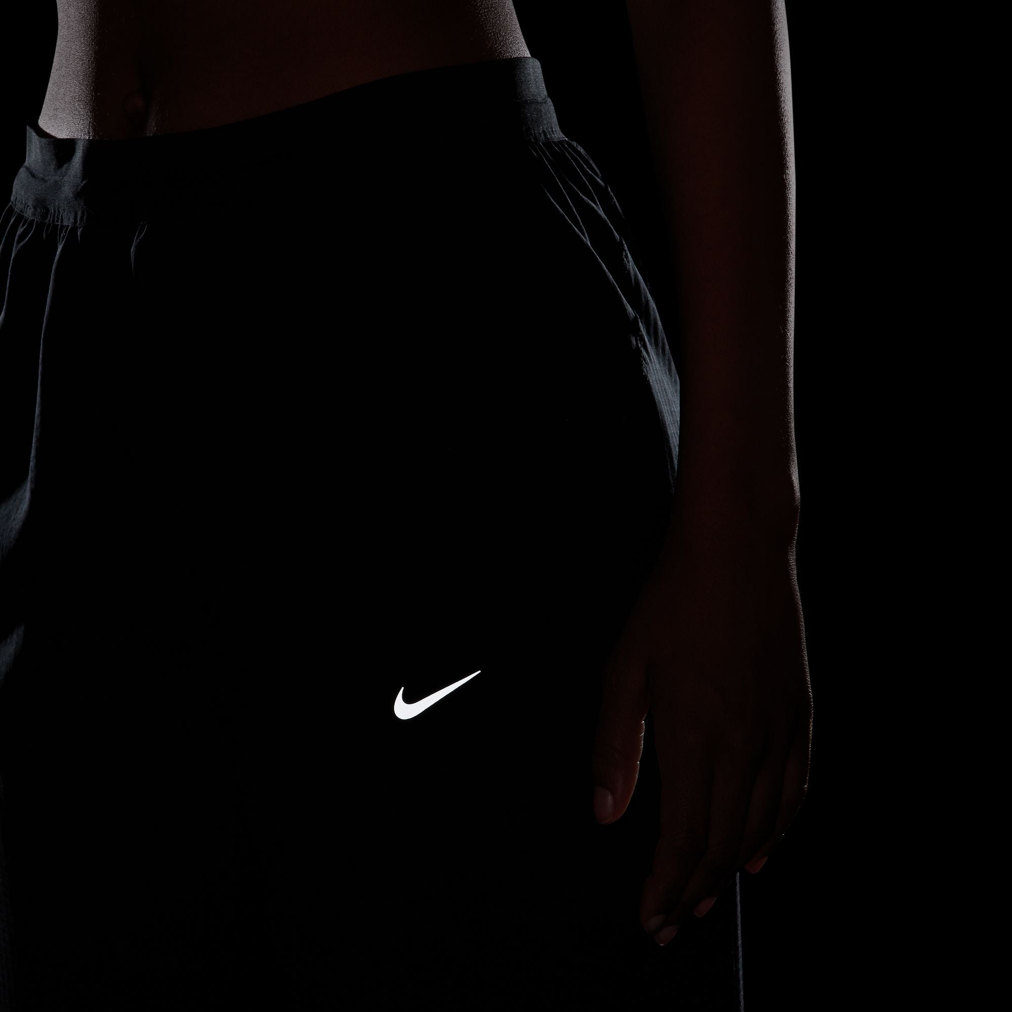 Nike Womens Dri-FIT Mid-Rise Full-Length Warm Running Pants