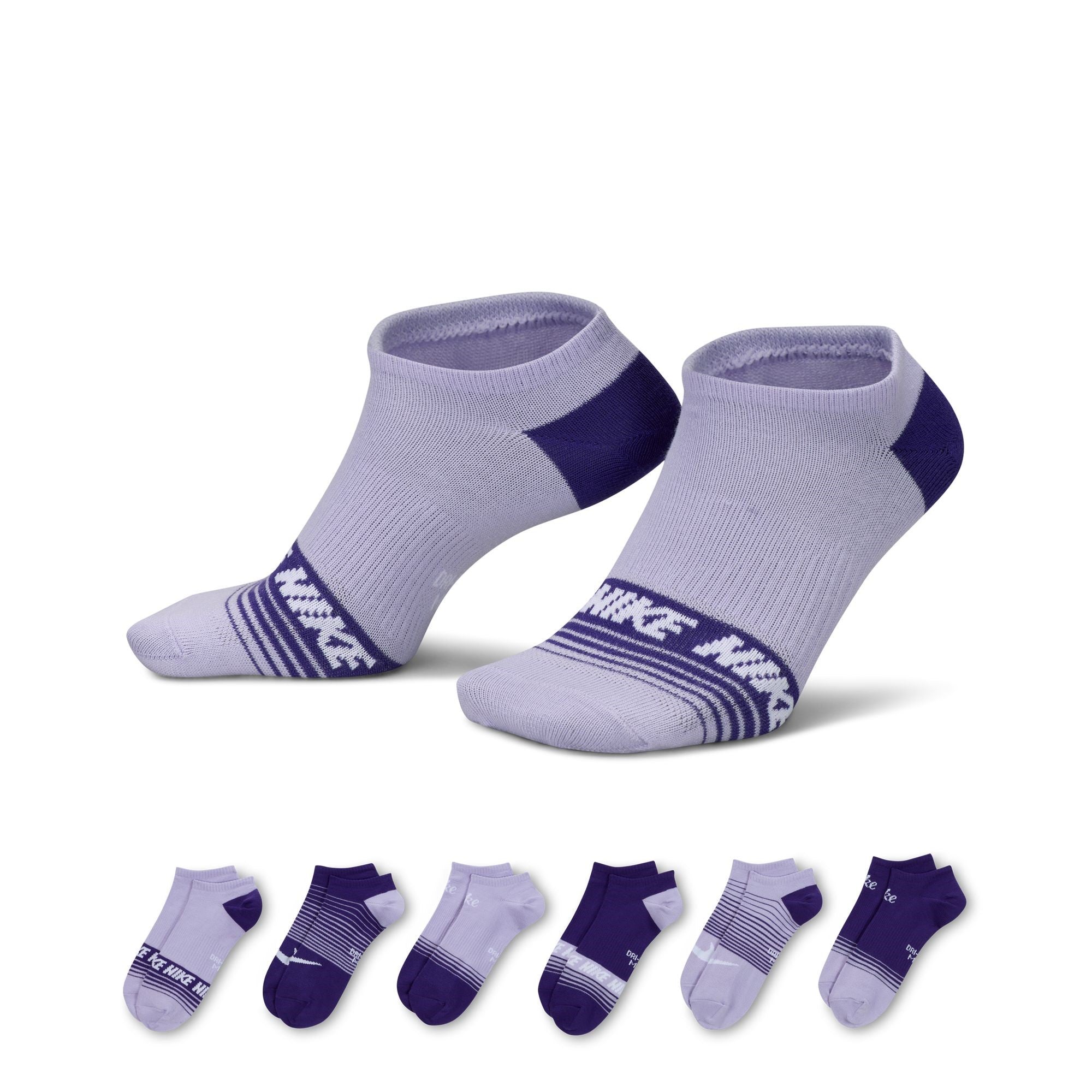Nike Everyday Lightweight No Show Socks - 6 Pack