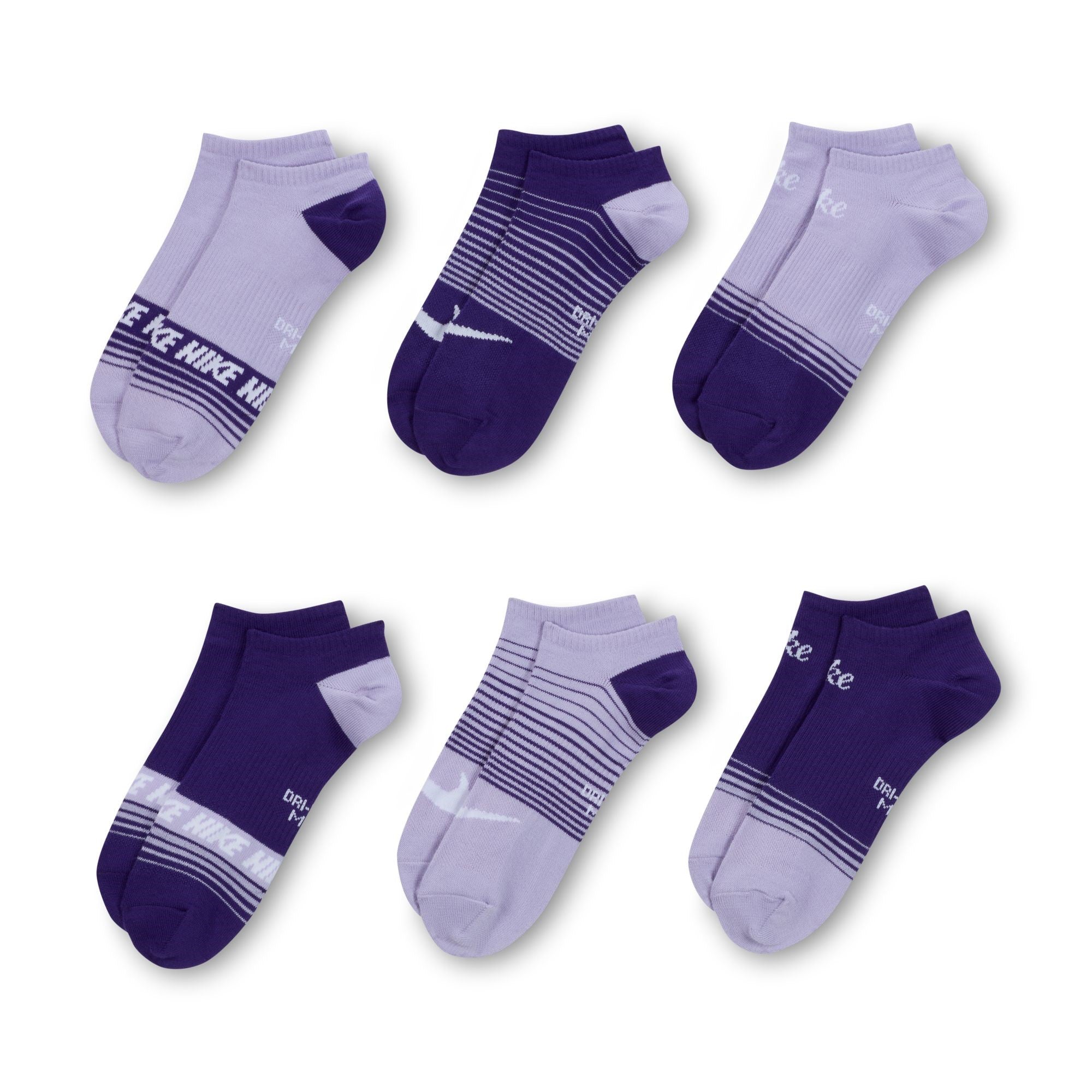 Nike Everyday Lightweight No Show Socks - 6 Pack
