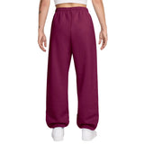 Nike Womens Studio Fleece High-Rise Oversized Cuffed Pants