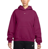 Nike Womens Studio Fleece Oversized Pullover Hoodie Sweatshirt