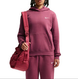 Nike Womens Studio Fleece Medium Weight Pullover Hoodie Sweatshirt