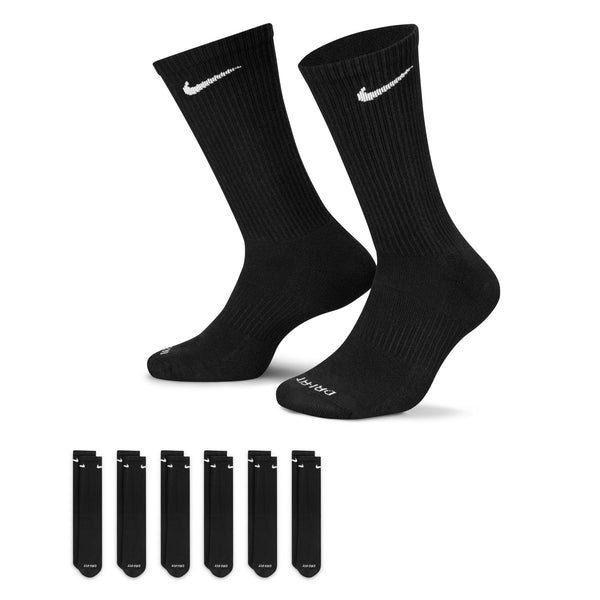 Nike Everyday Plus Cushioned Training Crew Socks - 6 Pack