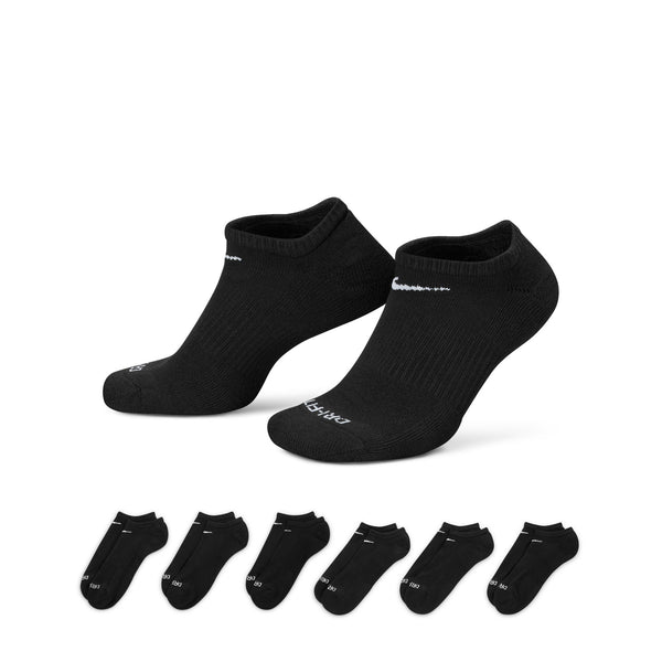 Nike Everyday Plus Cushioned Training No Show Socks - 6 Pack