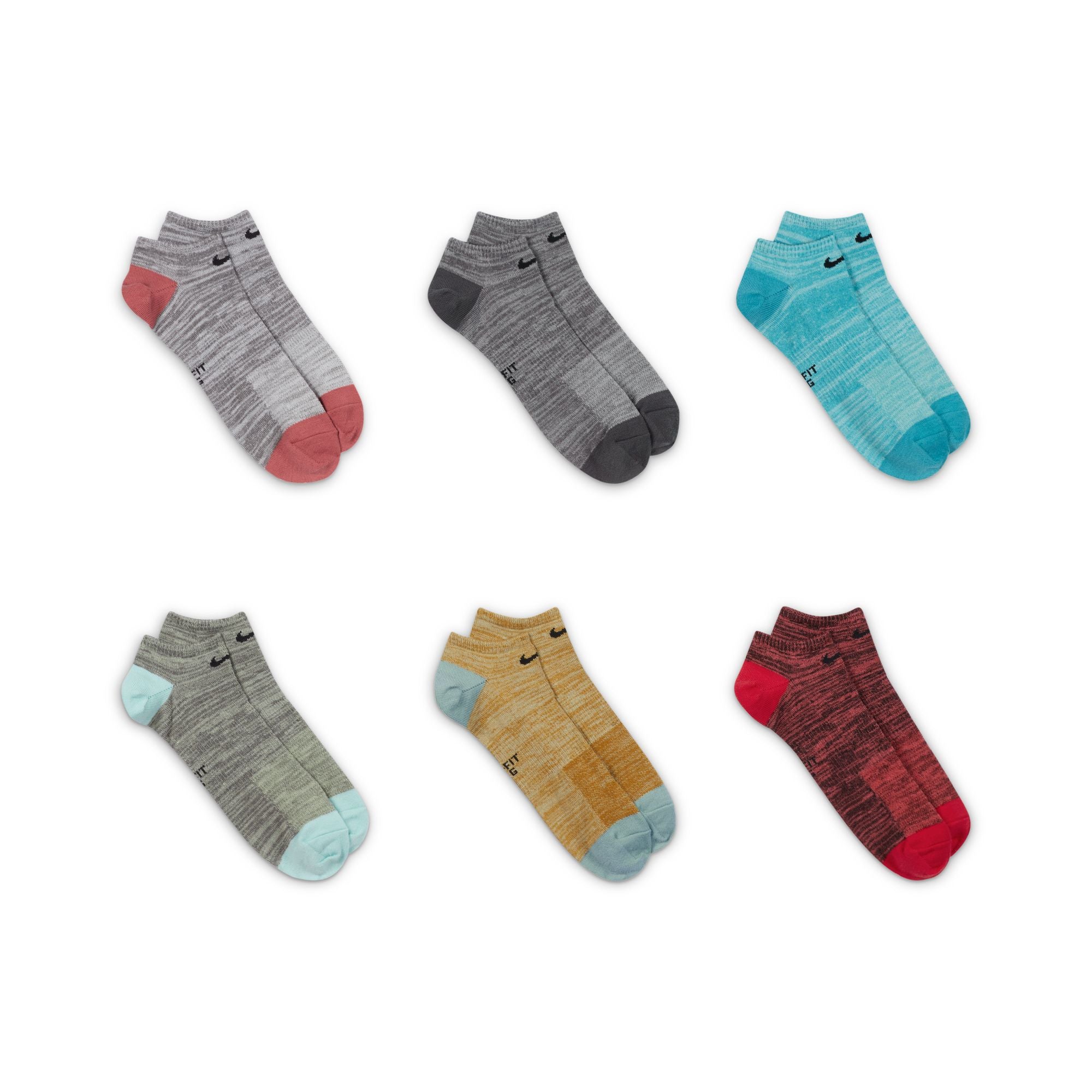 Nike Womens Everyday Lightweight No Show Socks