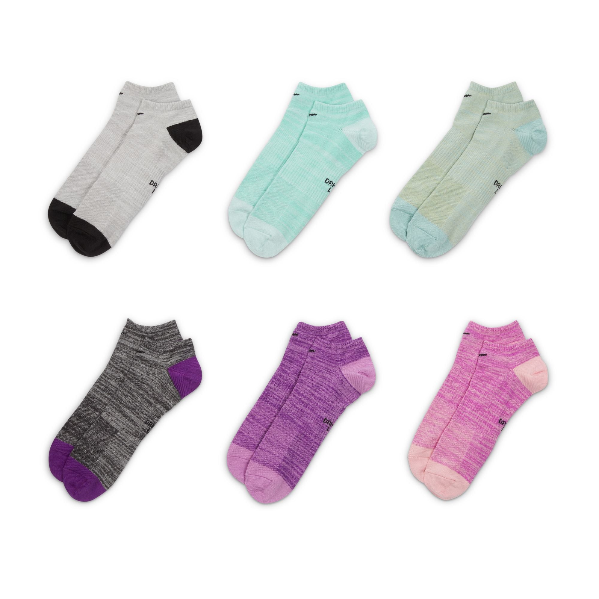Nike Womens Everyday Lightweight No Show Socks