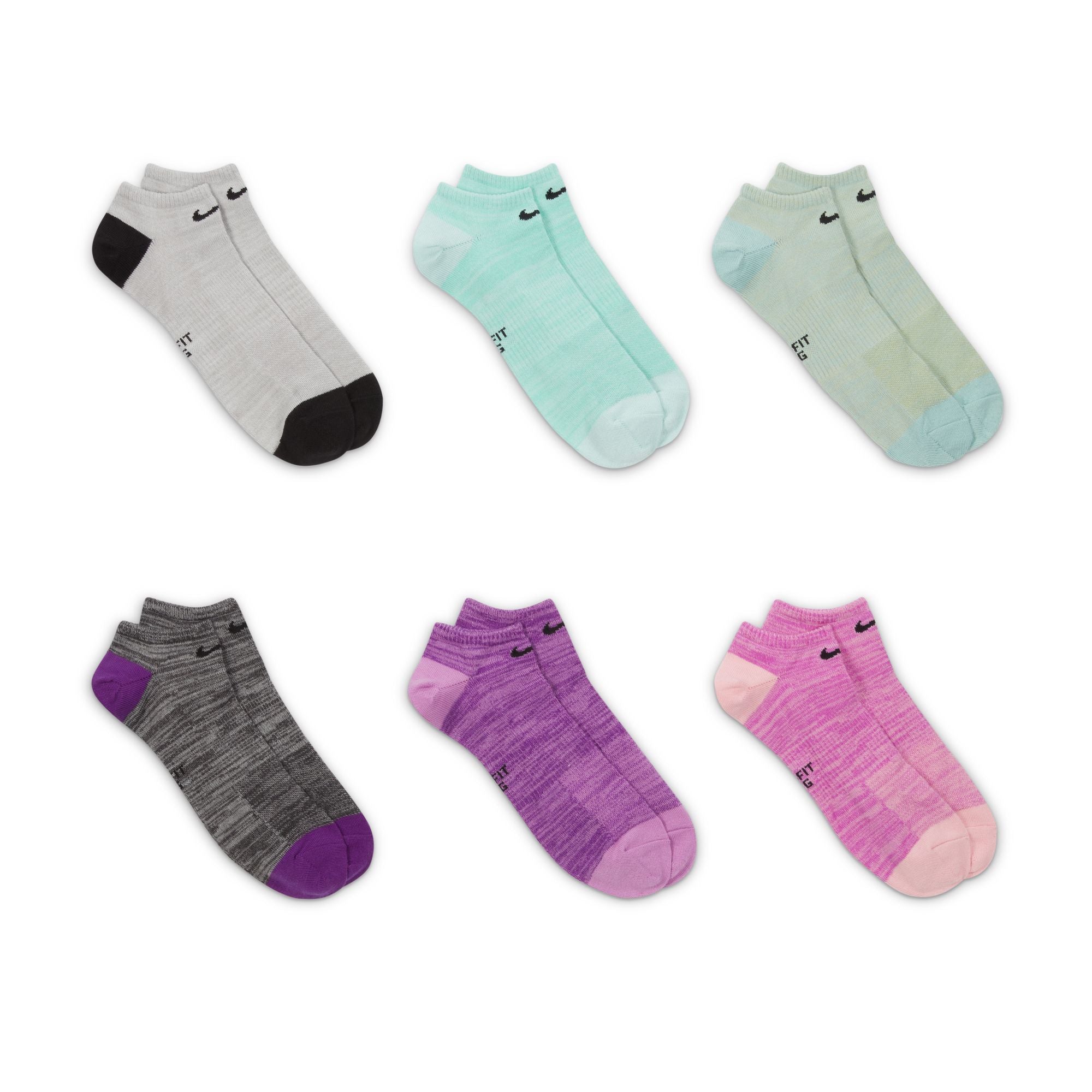 Nike Womens Everyday Lightweight No Show Socks
