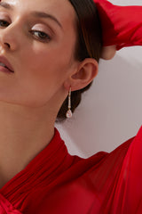 Nadri Delphine Linear Leverback Earrings