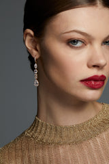 Nadri Beatrix Linear Leverback Earrings