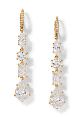 Nadri Beatrix Linear Leverback Earrings