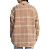 RVCA Womens Birdie Shacket Flannel Jacket