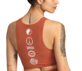 RVCA Womens Earth Mid Support Bra