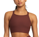 RVCA Womens Mineral Rib High Impact Sports Bra