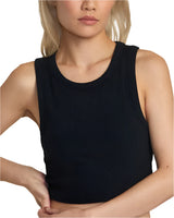 RVCA VA Cut Out Cropped Tank Top