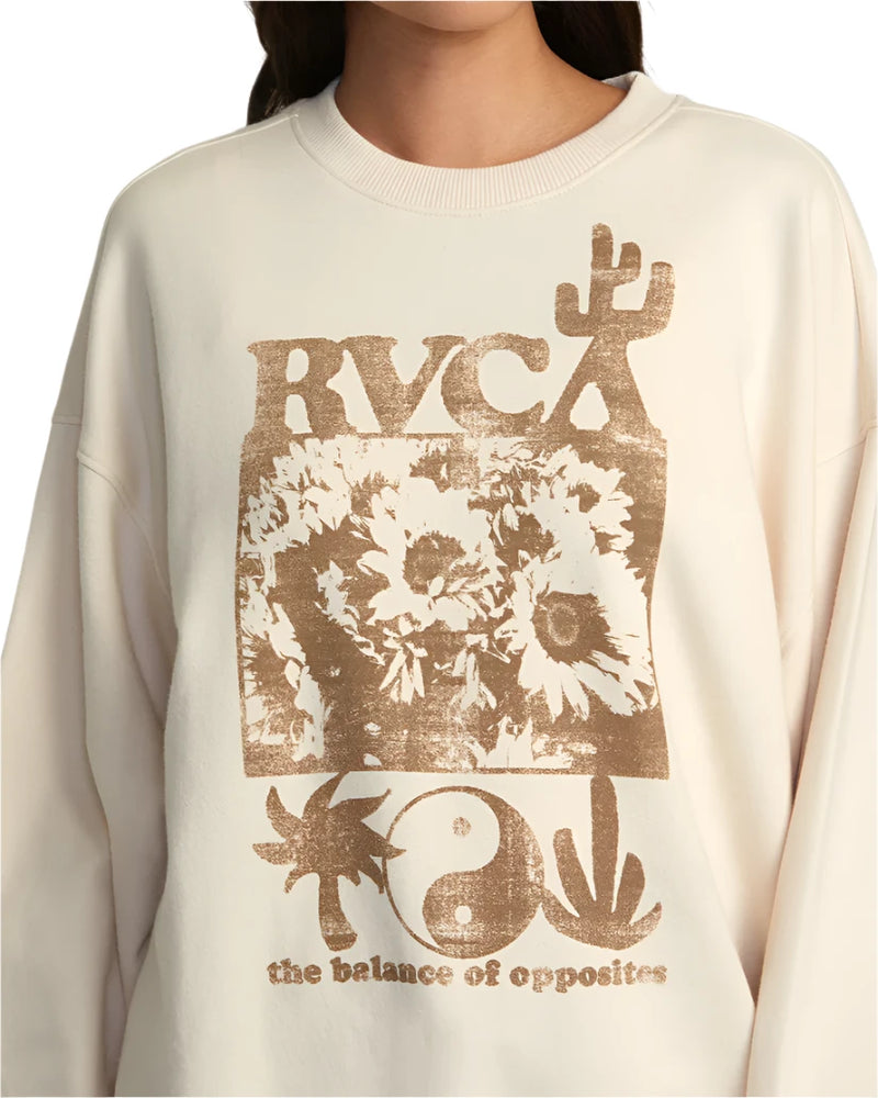 RVCA Womens Hamilton Crewneck Sweatshirt