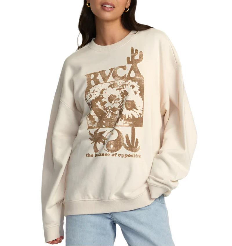 RVCA Womens Hamilton Crewneck Sweatshirt