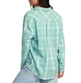 RVCA Womens Mable Long Flannel Shirt