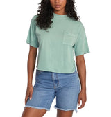 RVCA Womens Kinney Pocket Short Sleeve T-Shirt