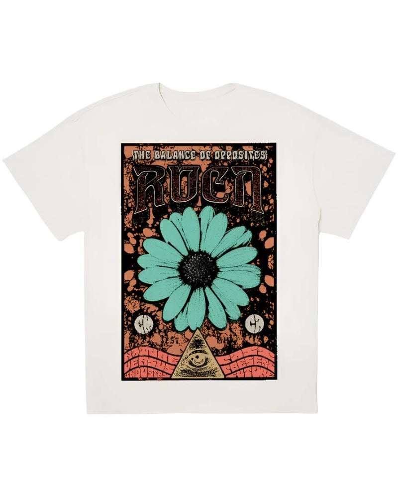 RVCA Womens Baggie Organic Oversized Short Sleeve T-Shirt