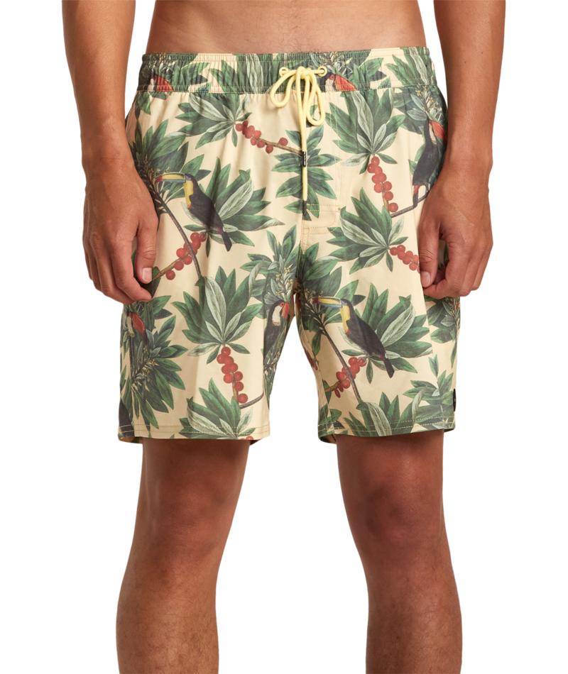 RVCA Mens Barnes Elastic 17" Boardshorts