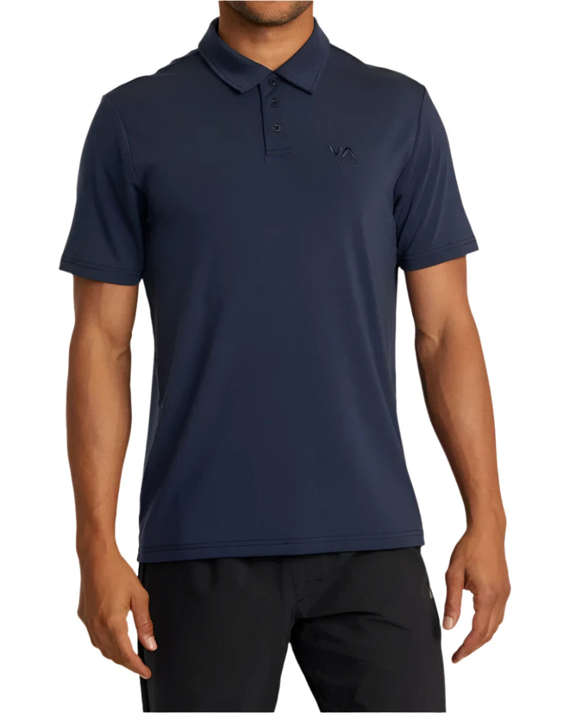 RVCA Mens Balance Short Sleeve Polo Shirt