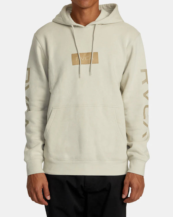 RVCA Mens Big Label Pullover Hoodie