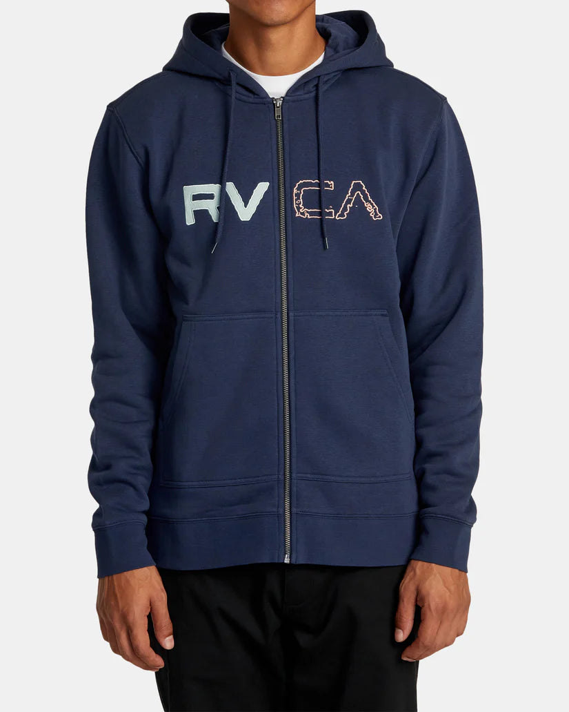 RVCA Mens Split Path Full-Zip Hoodie