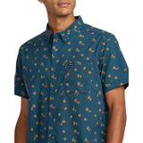 RVCA Mens That'll Do Print Short Sleeve Shirt