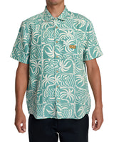 RVCA Mens Exotica Short Sleeve Shirt