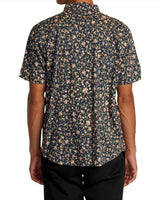 RVCA Mens Botanical Short Sleeve Button Down Shirt