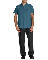 RVCA Mens That'll Do Dobby Short Sleeve Shirt
