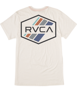 RVCA Mens Stripe Hex Short Sleeve T-Shirt