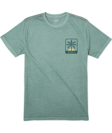 RVCA Mens Palm Beach Short Sleeve T-Shirt