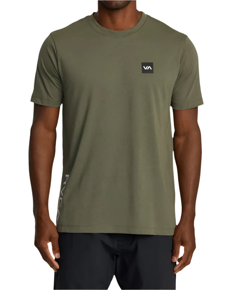 RVCA Mens Active 2X Short Sleeve T-Shirt