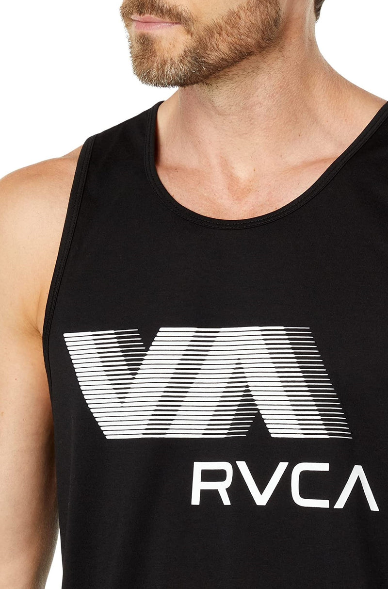 RVCA Mens VA RVCA Blur Sleeveless Tank Top