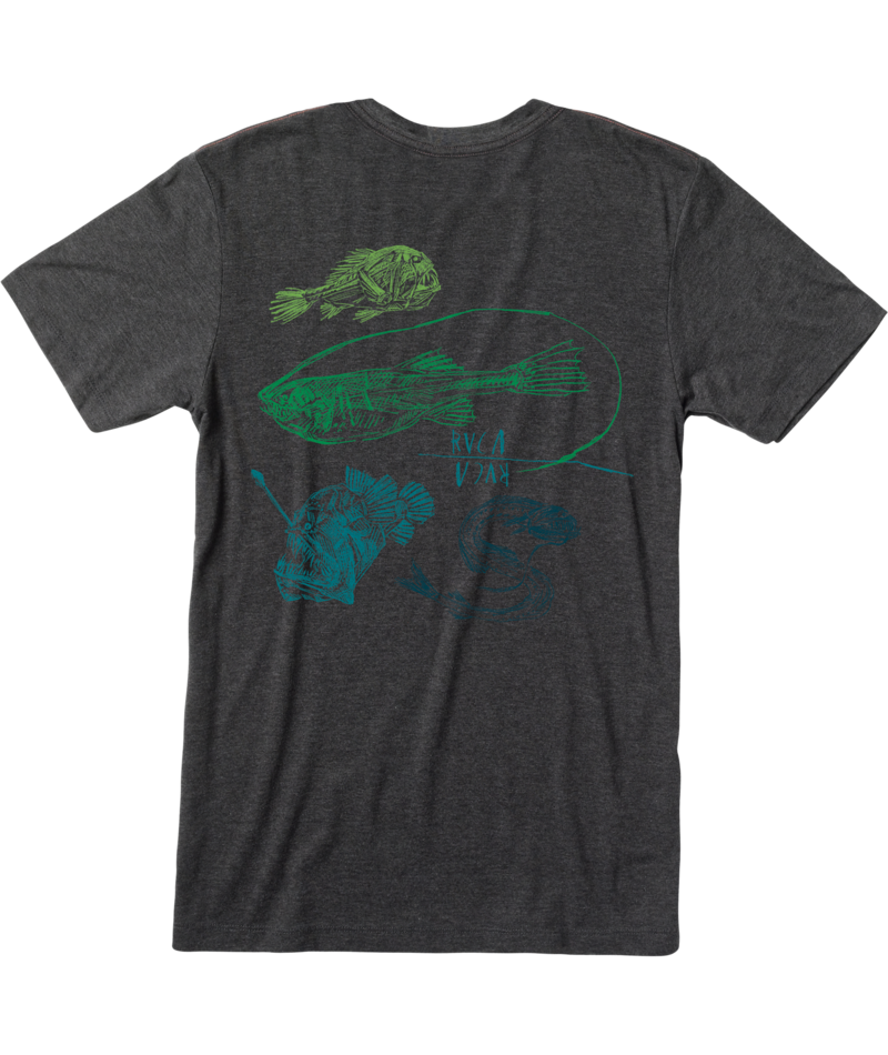 RVCA Mens Ben Horton Abyss Short Sleeve T-Shirt