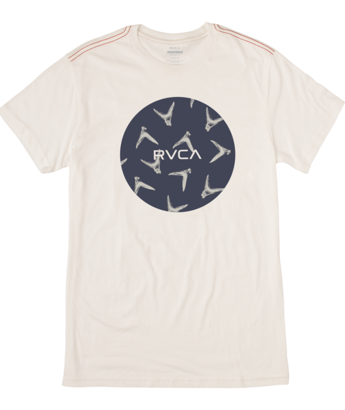 RVCA Mens Motors Fins Short Sleeve T-Shirt