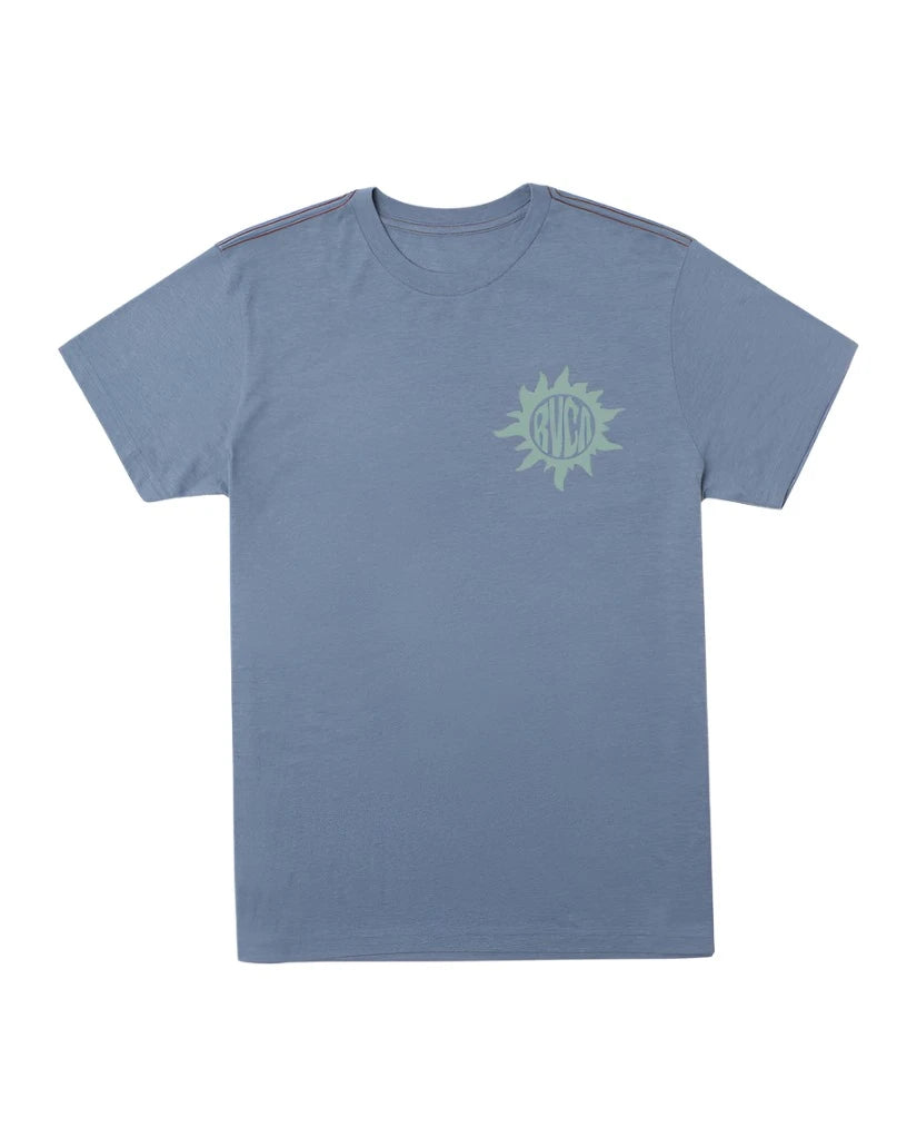 RVCA Mens Sun Stamp Short Sleeve T-Shirt