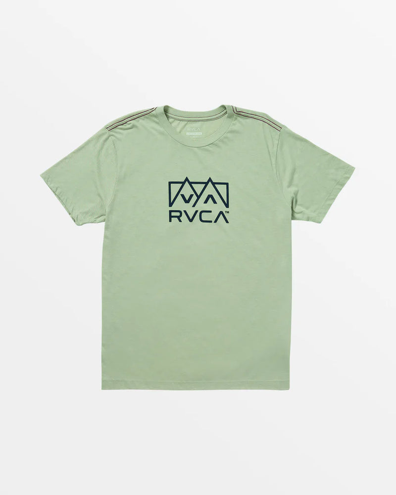 RVCA Mens Peaks Short Sleeve T-Shirt