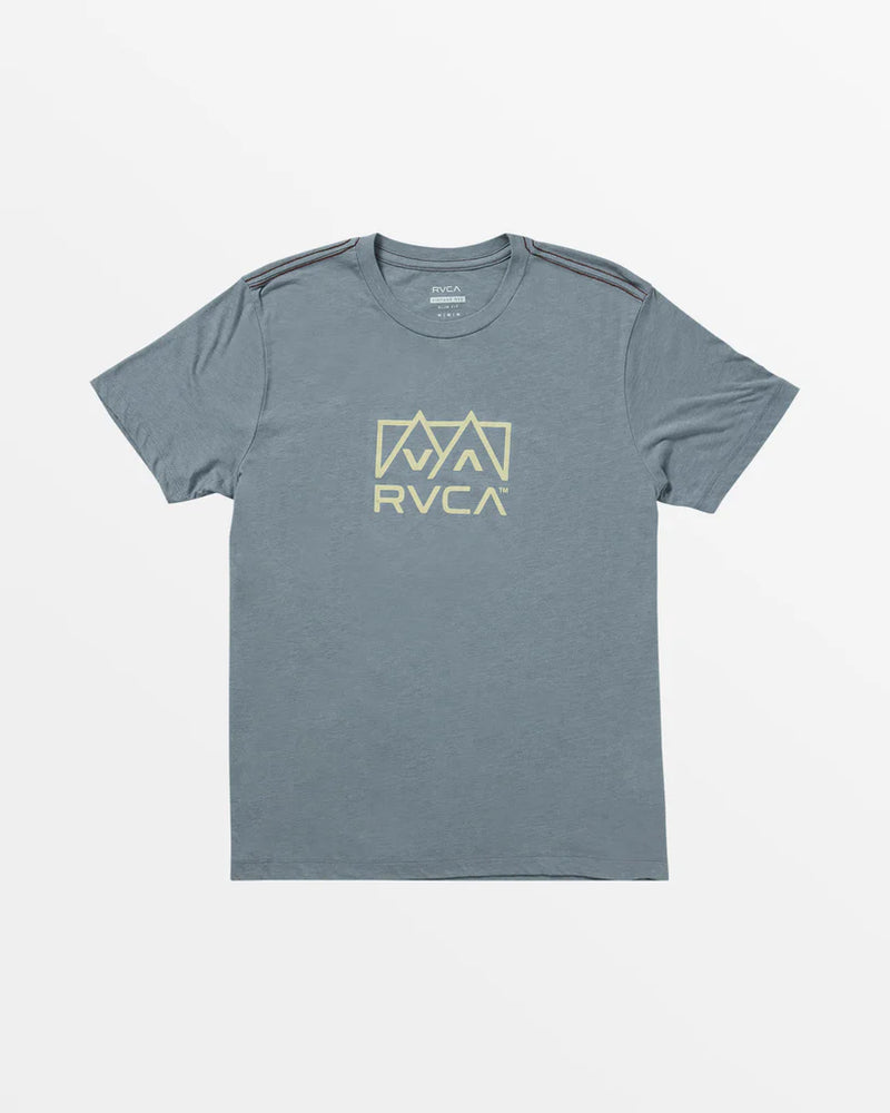 RVCA Mens Peaks Short Sleeve T-Shirt