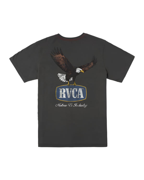 RVCA Mens Flight Path Short Sleeve T-Shirt