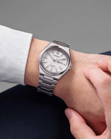 Citizen Mens Zenshin Three-Hand Super Titanium Watch - Silver-Tone Stainless Steel Bracelet