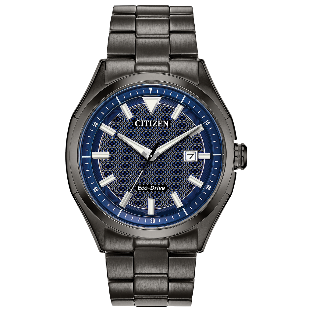 Citizen Mens Weekender Eco-Drive Watch - Casual Black Stainless Citizen Mens Weekender Eco-Drive Watch - Casual Black Stainless