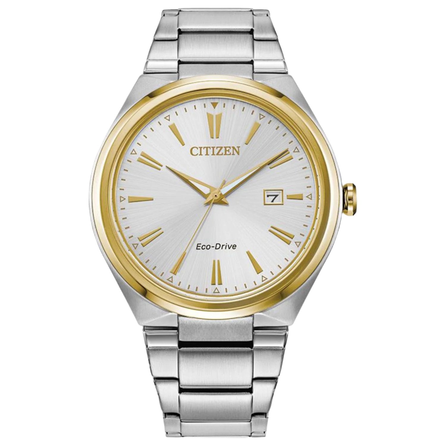 Citizen Mens Eco-Drive Watch - Two-Tone Stainless Steel Bracelet