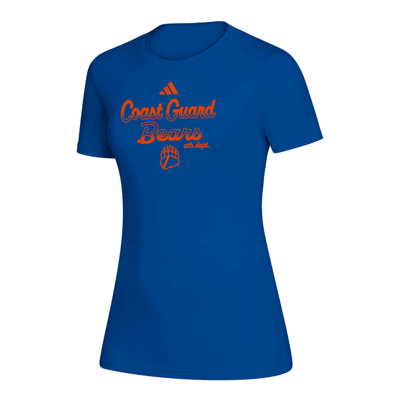 Coast Guard Academy Adidas Womens Creator Short Sleeve T-Shirt
