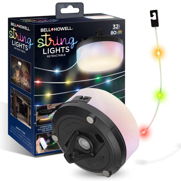Bell + Howell 32' Retractable Holiday String Lights